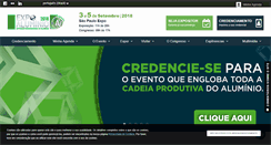 Desktop Screenshot of expoaluminio.com.br